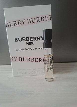 Burberry her eau de parfum intense пробник