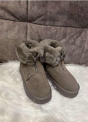 Угги жіночі замшеві