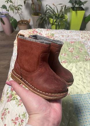 Шкіряні демі 🥰ботиночки р 20 розмір clarks кларкс