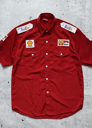 Сорочка michael schumacher vintage 90s