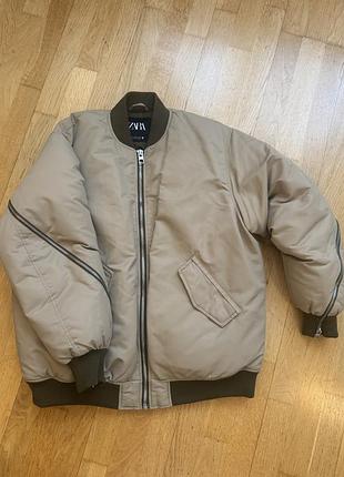 Бомбер жіночій теплий zara