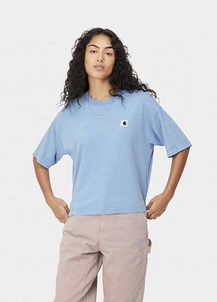Женская свободная, оверсайз футболка carhartt wip nelson t-shirt
