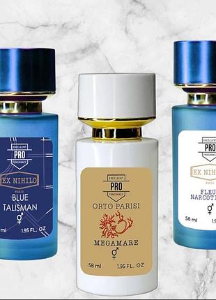 Нішевий парфумерний набір blue talisman, megamare, fleur narcotique
