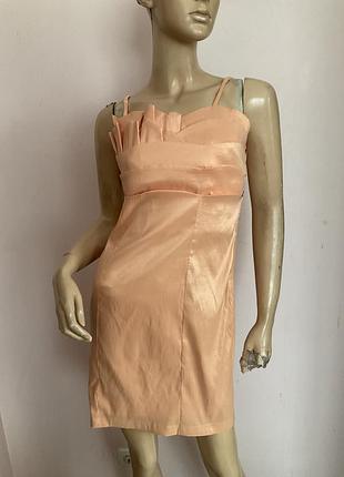 Ошатна персикова сукня/ s- m/ brend ichi
