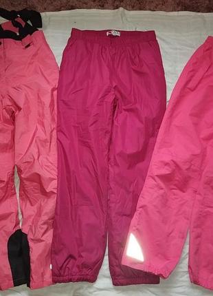Штаны лыжные зимний комбинезон размер 140