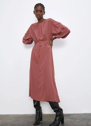 Сукня міді zara