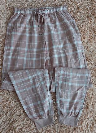Штаны пижамные (фланель), размер 6-8 (евро 34-36)