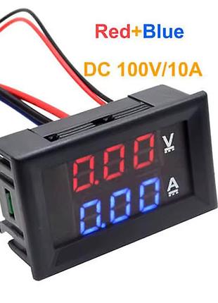 Вольтметр амперметр dc 100 в 10 а