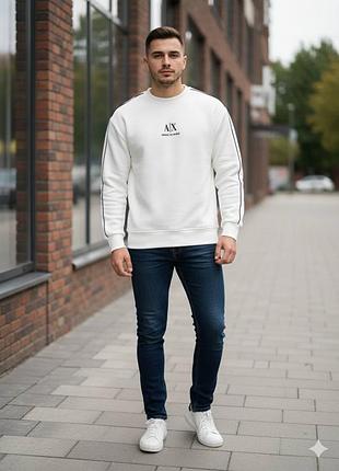 Чоловічий теплий світшот armani exchange фліс 5