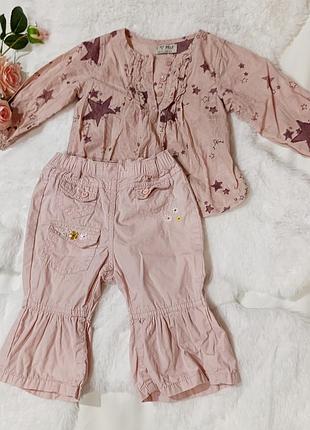 Сборный набор на девочку 6/9 мес