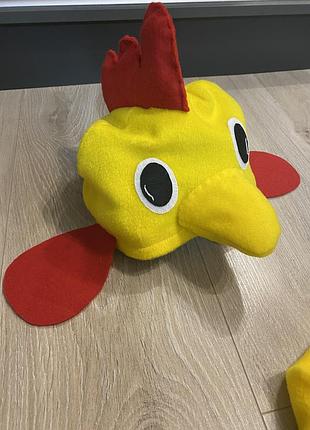 Костюм півника когутика курчатка курочки цюпатка пташки 110 104 116 для двійні