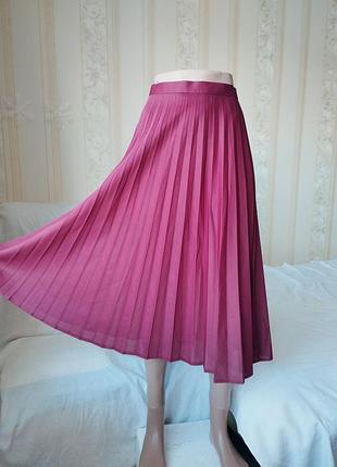 Винтажная бордовая плиссе, л, ❄️