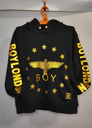 Мужской черный худи boy london