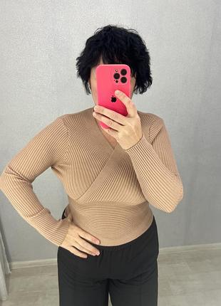 Гарна стильна кофта рубчик