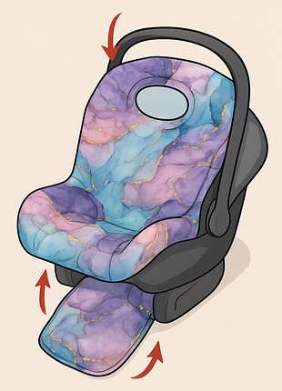 Чехол на детское сиденье (2 шт набор)