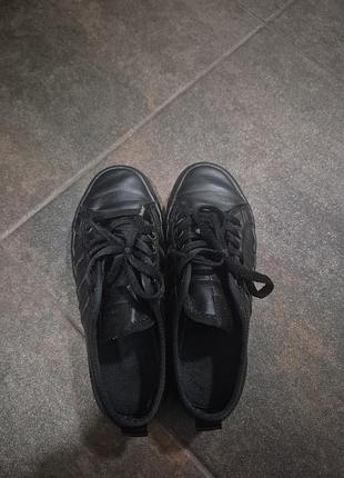 Кожаные кеды adidas
