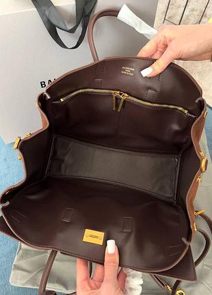 Сумка bel air brown gold 7
