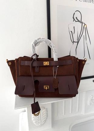 Сумка bel air brown gold 2