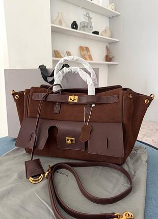 Сумка bel air brown gold 6