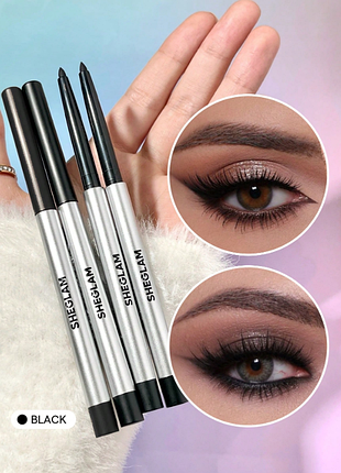 Олівець для очей sheglam on-line creamy eyeliner - 01 black (5637)