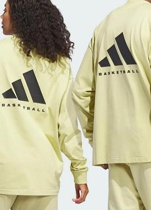 Лонгслив adidas basketball original новый с бирками