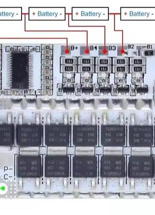 Bms 3s.4s.5s. 100a li-ion 3