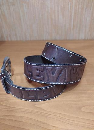 Ремень пояс кожаный levi's