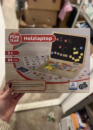 Дерев'яна дошка playtive у вигляді ноутбука 4