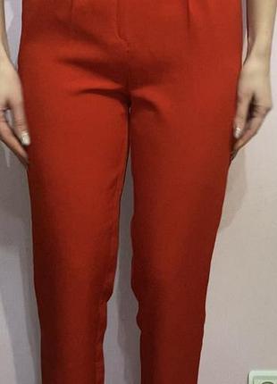Штани класичні червоні жіночі
