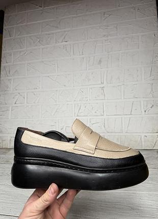 Модные женские туфли мокасины wonders nora 39 размер