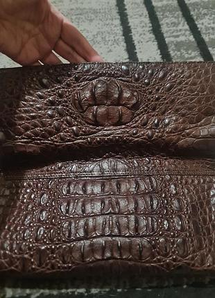 Сумка из кожи крокодила