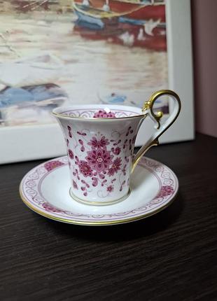 Винтажная кофейная пара kaiser w. germani, декор petersberg