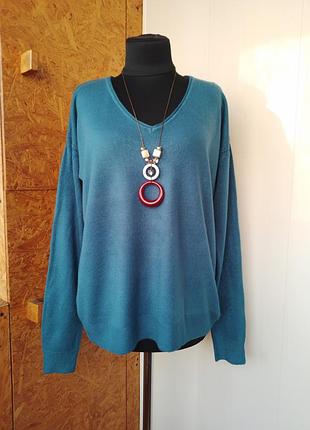 Брендовый акриловый свитер свитер джемпер полувер большого размера