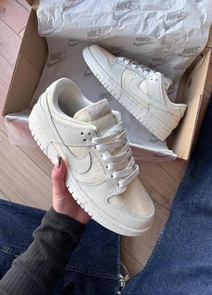 Кроссовки nike sb dunk low lace pack regal beige арт 0296