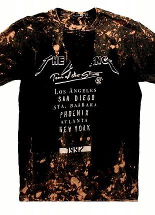 Стильна тай дай футболка boohoo + / tour of the states tai dai / футболка із вирізом / футболка-чокер