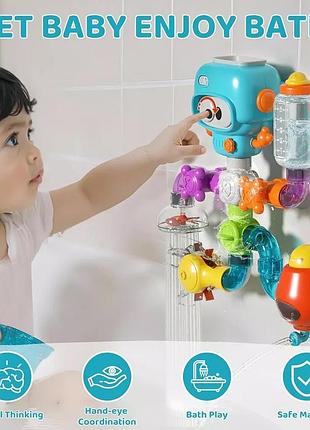 Розвиваюча іграшка для купання «веселий водоспад» 5