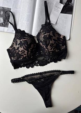 2857 красивый сетевой комплект белья 36b / 80b / m