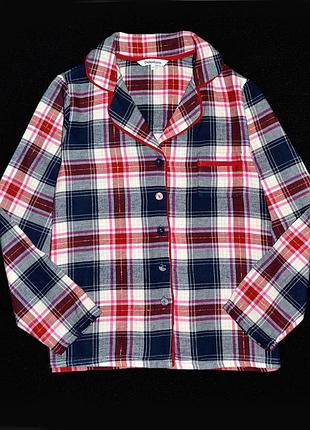 Піжамна домашня кофта debenhams  фланель бавовна р.s\m