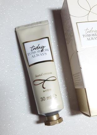 Парфумований крем для рук today, 30 мл avon tomorrow always / ейвон тудей крем
