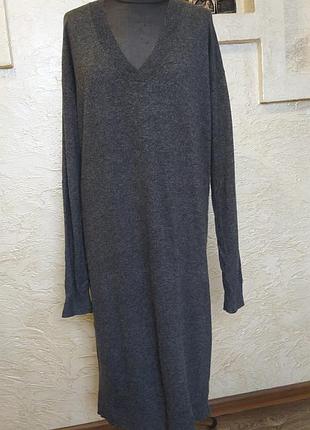 Платье с шёлком и кашемир