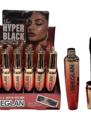 Тушь для ресниц водостойкая удлиняющая супер объем m2654 тм siheglan
