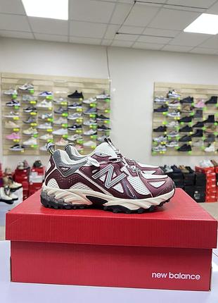 Жіночі кросівки new balance810 37 розмір бордові з білим
