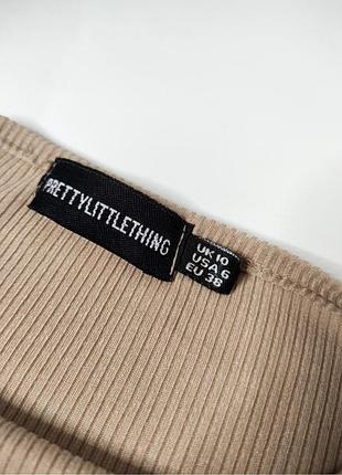 Платье миди в рубчик 3