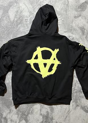 Худі vetements double anarchy hoodie 5