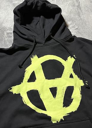 Худі vetements double anarchy hoodie 2