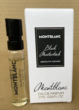 Montblanc black meisterstuck, edp, 2ml