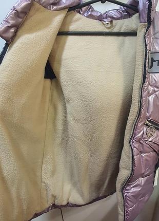 Зимняя теплая курточка для девочки 8