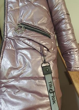 Зимняя теплая курточка для девочки 7