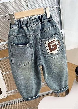 Джинсы 95, р.90,100,110,120,130,140, голубой