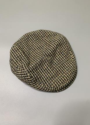 Вовняна кепка жиганка hariss tweed vintage